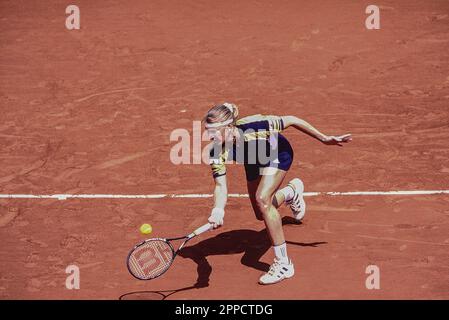 Steffi Graf (GER) en compétition à l'Open de France 1999 Banque D'Images