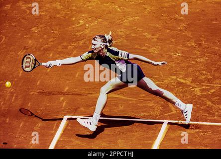 Steffi Graf (GER) en compétition à l'Open de France 1999 Banque D'Images