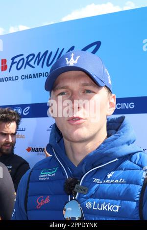 Berlin, Allemagne. 22nd avril 2023. BERLIN, ALLEMAGNE - AVRIL 22: #7, Maximilien GUENTHER - COURSE MASERATI MSG, Maserati Typo Folgore est vu pendant le Championnat ABB FIA Formule E - 2023 SABIC Berlin E-Prix Round 7 sur 22 avril 2023 à Berlin, Allemagne. Formel E, Motorsport, Formel E Weltmeisterschaft. Photo et copyright de Norbert NICKELS/ATP images (NICKELS Norbert/ATP/SPP) crédit: SPP Sport Press photo. /Alamy Live News