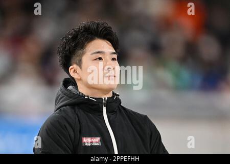Tokyo Metropolitan Gymnasium, Tokyo, Japon. 23rd avril 2023. Yuya Kamoto, 23 AVRIL 2023 - Gym artistique : la finale individuelle de gymnastique artistique du Championnat tout autour de 77th au Tokyo Metropolitan Gymnasium, Tokyo, Japon. Credit: MATSUO.K/AFLO SPORT/Alay Live News Banque D'Images