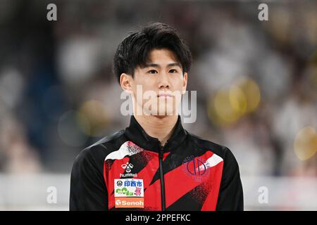 Tokyo Metropolitan Gymnasium, Tokyo, Japon. 23rd avril 2023. Daiki Hashimoto, 23 AVRIL 2023 - Gym artistique : la finale des hommes du Championnat tout autour individuel de gymnastique artistique 77th au Tokyo Metropolitan Gymnasium, Tokyo, Japon. Credit: MATSUO.K/AFLO SPORT/Alay Live News Banque D'Images