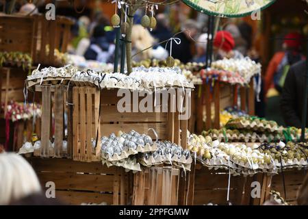 Ostermarkt auf der Freyung à Vienne - marché de Pâques sur le Freyung à Vienne Banque D'Images