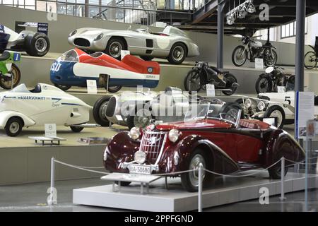 Verkehrszentrum des Deutschen Musées à MÃ¼nchen, Bayern, Deutschland - Centre de circulation du Deutsches Museum à Munich, Bavière, Allemagne Banque D'Images