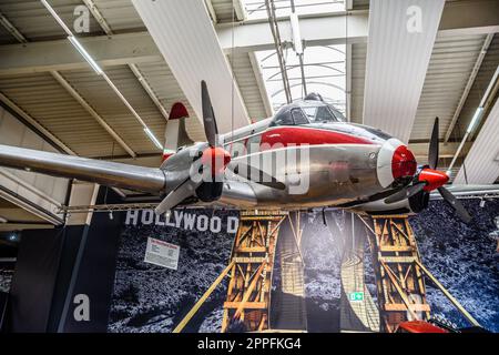 SINSHEIM, ALLEMAGNE - MAI 2022 : avion de ligne court-courrier avion de ligne court-courrier Banque D'Images