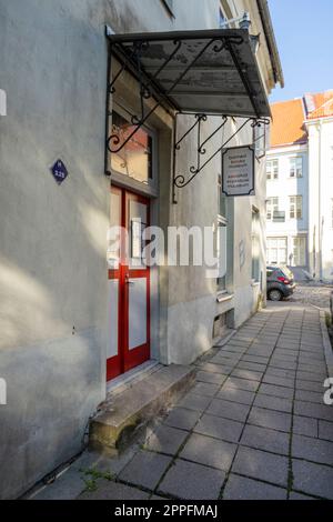 Le musée des livres interdits à Tallinn, Estonie Banque D'Images