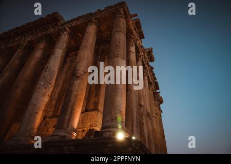 Belle Baalbek du Liban Banque D'Images