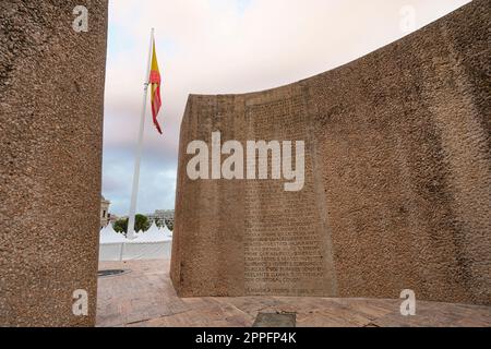 Monument de découverte de l'Amérique à Madrid, Espagne Banque D'Images