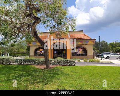 Magasin Taco Bell à Miami, Floride, États-Unis Banque D'Images