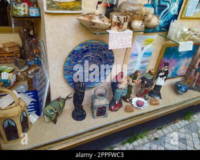 Magasin de souvenirs tchèques à Prague, tchèque Banque D'Images