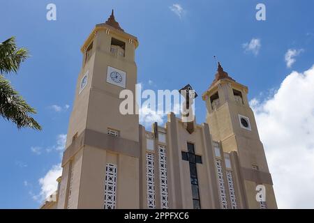 La cathédrale de St. Philippe l'Apôtre à Puerto Plata, est une cathédrale de l'Église catholique Banque D'Images