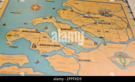 Visitez le Musée ferroviaire à Ouddorp Banque D'Images