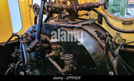 Visitez le Musée ferroviaire à Ouddorp Banque D'Images