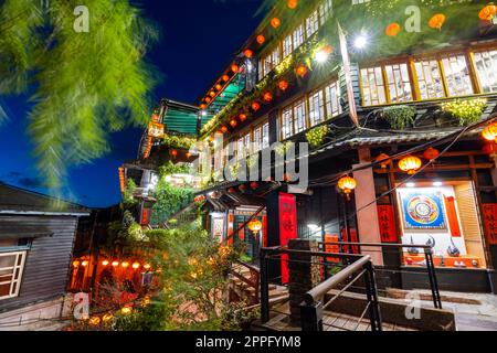 Jiufen, Taïwan 07 août 2022 : petit village de jiufen, Taïwan Banque D'Images