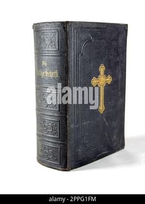 La vie et les gros plans de vieux livres, de la sainte bible et des livres d'hymne Banque D'Images