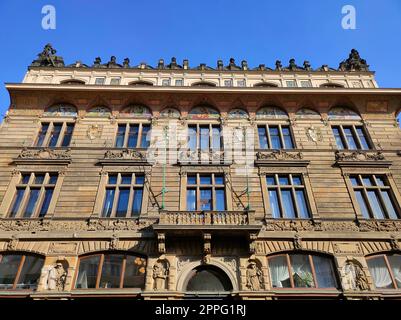 Hôtel Ambassador et casino sur la place Venceslas dans le centre-ville Banque D'Images