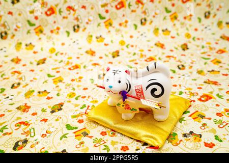 Carte du nouvel an (2022 ans zodiaque) Banque D'Images