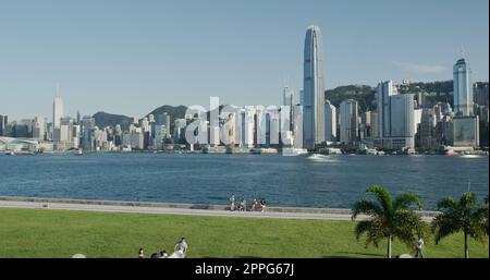 Hong Kong 17 septembre 2021 : .Art Park, West Kowloon Cultural District Banque D'Images