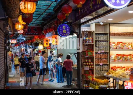 Jiufen, Taïwan 07 août 2022 : Jiufen Old Street à Taïwan Banque D'Images