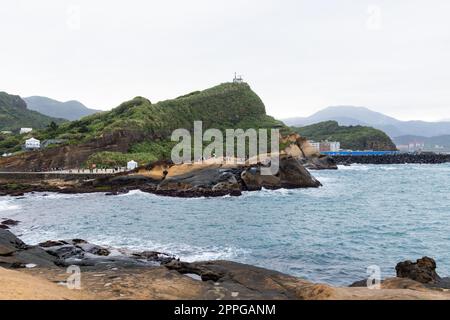 Paysage naturel à Yehliu Geopark, taipei, Taïwan Banque D'Images