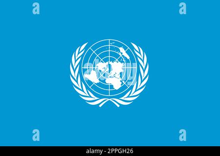 Illustration d'arrière-plan du drapeau des Nations Unies fichier volumineux Banque D'Images