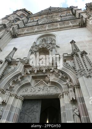 Façade du St. Cathédrale Elisabeth Banque D'Images