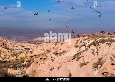 Cappadoce Pyramides de la Terre Banque D'Images