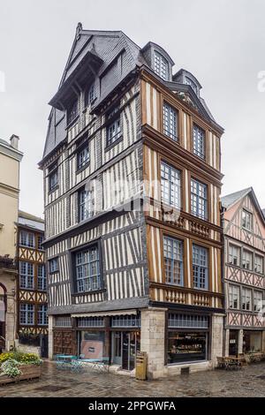 France, Vieille ville de Rouen Banque D'Images