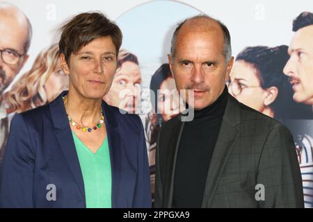 Christoph Maria Herbst avec sa femme Sisi, première Der Lastname, Kino Cinedom, Koeln, 09.10.2022 Banque D'Images