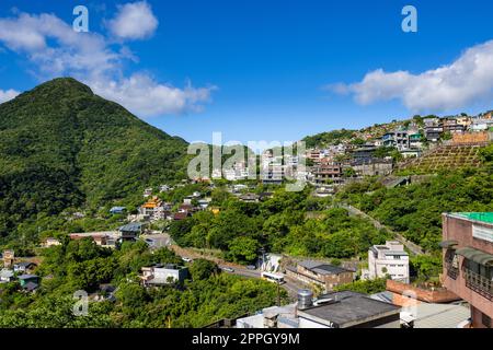 Jiufen village sur la montagne à Taiwan Banque D'Images