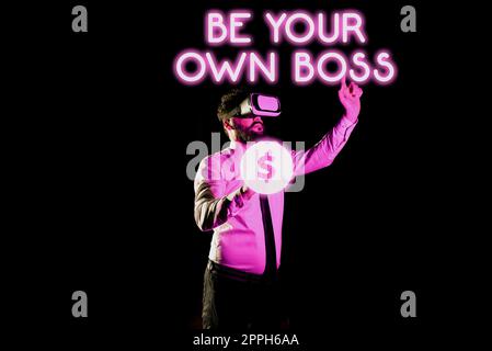 Écriture de texte écouter et apprendre. Approche de l'entreprise Entrepreneurship début de l'entreprise indépendance des travailleurs indépendants Banque D'Images