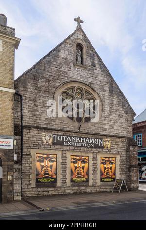 Angleterre, Dorset - l'exposition Toutankhamon à Dorchester Banque D'Images