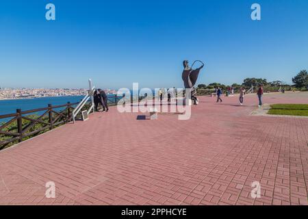 Sanctuaire du Christ Roi terrasse Banque D'Images