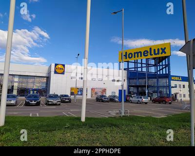 Focsani, Roumanie - 12 septembre 2022 : magasin Lidl Banque D'Images