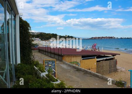 Nessebar, Bulgarie - 13 septembre 2022 : Bilyana Beach Hotel 4 étoiles à Nessebar, Bulgarie Banque D'Images