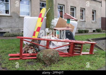 Tas de déchets volumineux Banque D'Images