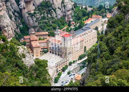 Montserrat Abbaye Monastère Barcelone Espagne voyager Banque D'Images