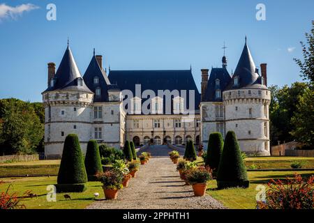 Le Château de Mesnieres en Bray en Normandie Banque D'Images