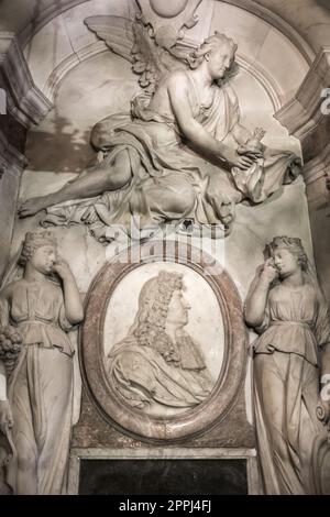 Tombe du roi Henri IV, dans la basilique Saint-Denis Banque D'Images