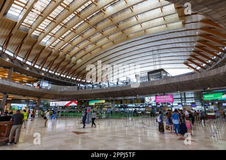 Terminal de l'aéroport de Tenerife Nord en Espagne Banque D'Images