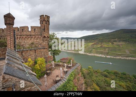 Château de Sooneck, Vallée du Rhin, Allemagne Banque D'Images