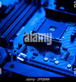 Super performance, nouvelle génération de circuit électronique carte mère de jeu puissante pour ordinateur Banque D'Images