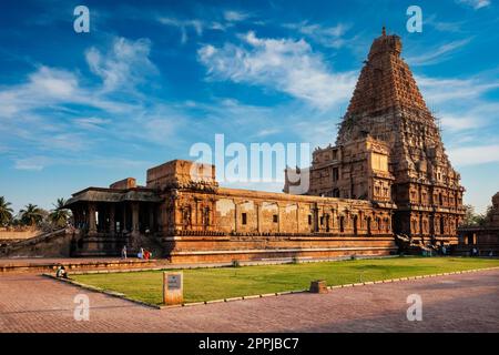 Temple de Tanjore, Brihadishwara Banque D'Images