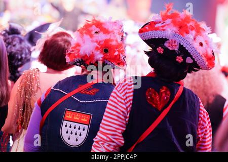 Koelner Karneval - Aufzeichung der ZDF Maedchensitzung Banque D'Images