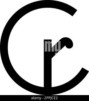 Symbole Cruzeiro signe de devise Brésil icône d'argent couleur noire illustration vectorielle image de style plat Illustration de Vecteur