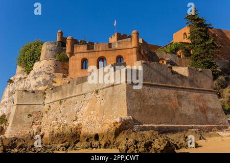 Château Sao Joao do Arade à Ferragudo Banque D'Images