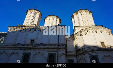 Façade de la cathédrale patriarcale de Bucarest, Roumanie - Europe Banque D'Images