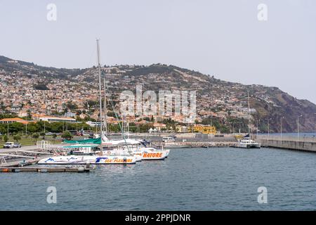 Le port de plaisance de funchal madeira Banque D'Images