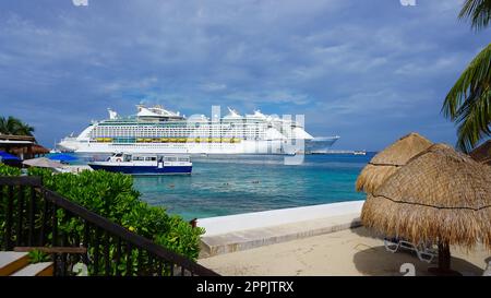 Port de Puerta Maya - Cozumel, Mexique Banque D'Images