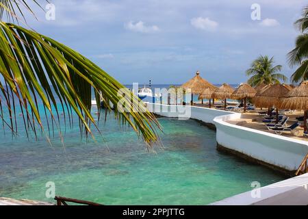 Port de Puerta Maya - Cozumel, Mexique Banque D'Images