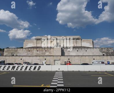 Zeppelin Field Tribune à Nuremberg Banque D'Images